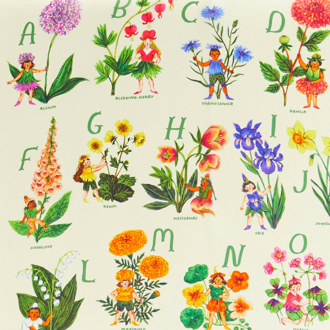 Fairy Alphabet Playsilk