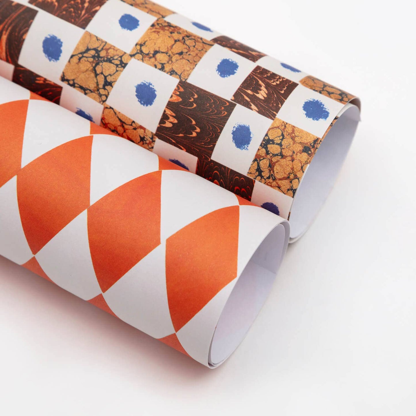 Orange Diamond Gift Wrap