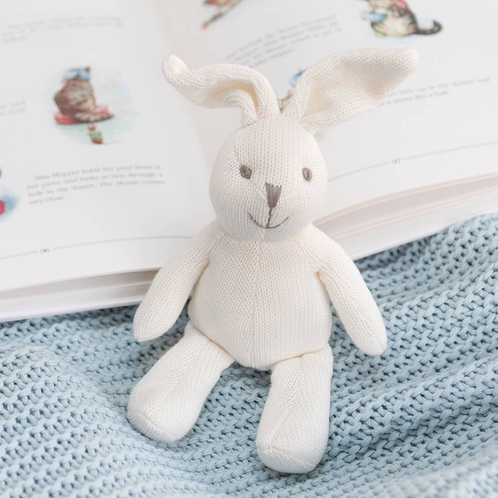 Knitted Bunny Rattle