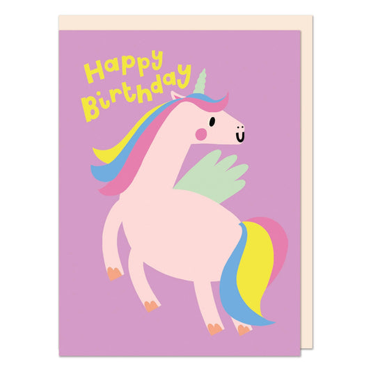 Happy Birthday Unicorn Card