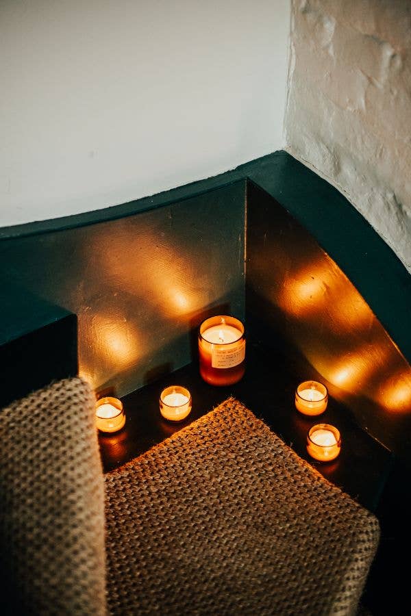 Large Solace Candle - Fire Glass