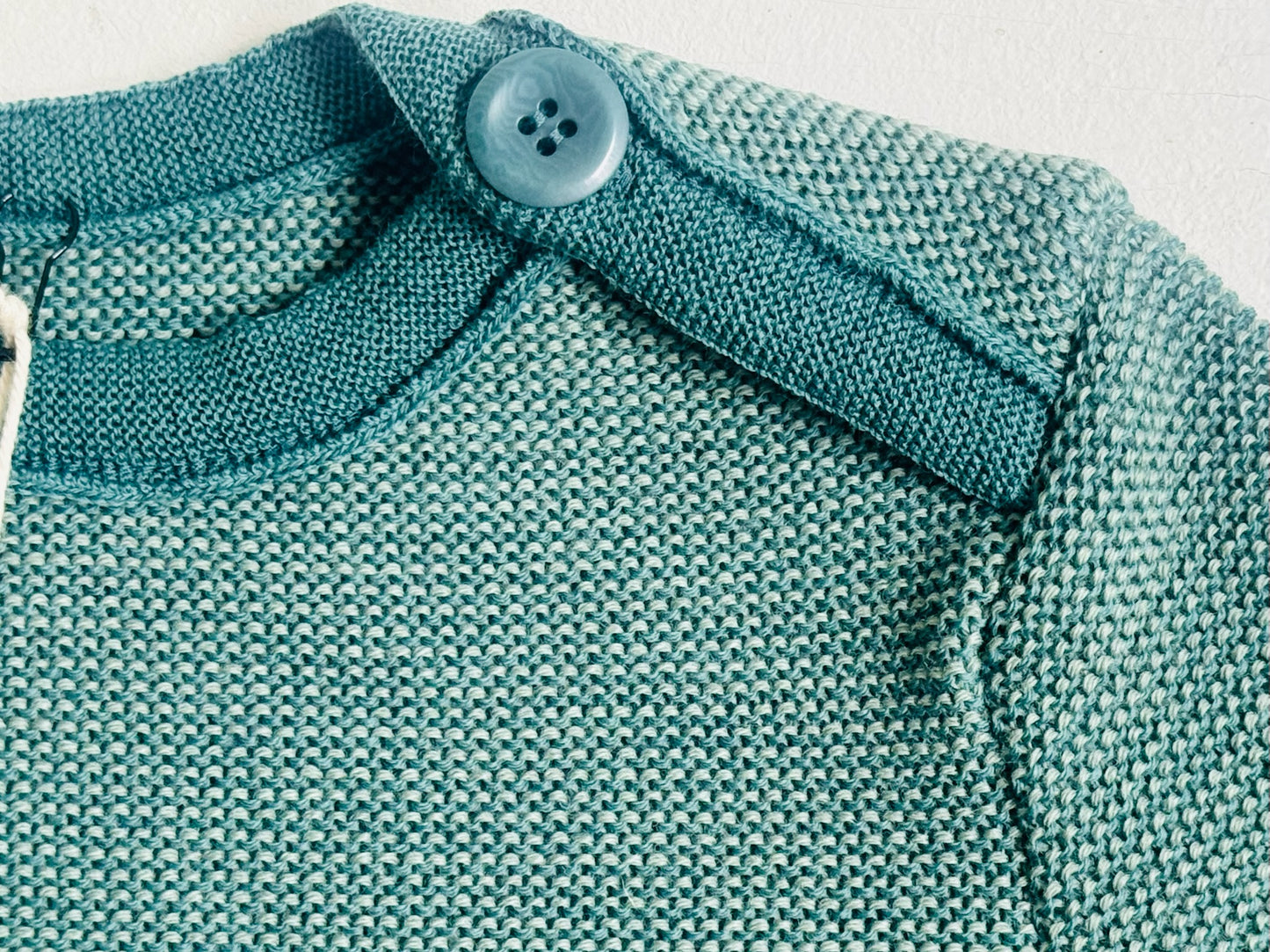 Organic Merino Melange Jumper | Eucalyptus-Jade
