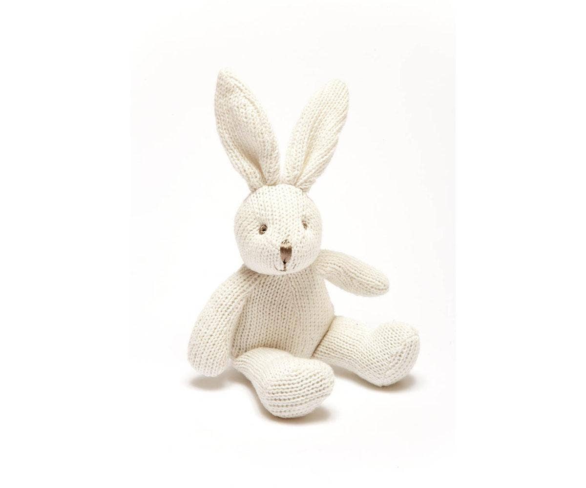 Knitted Bunny Rattle