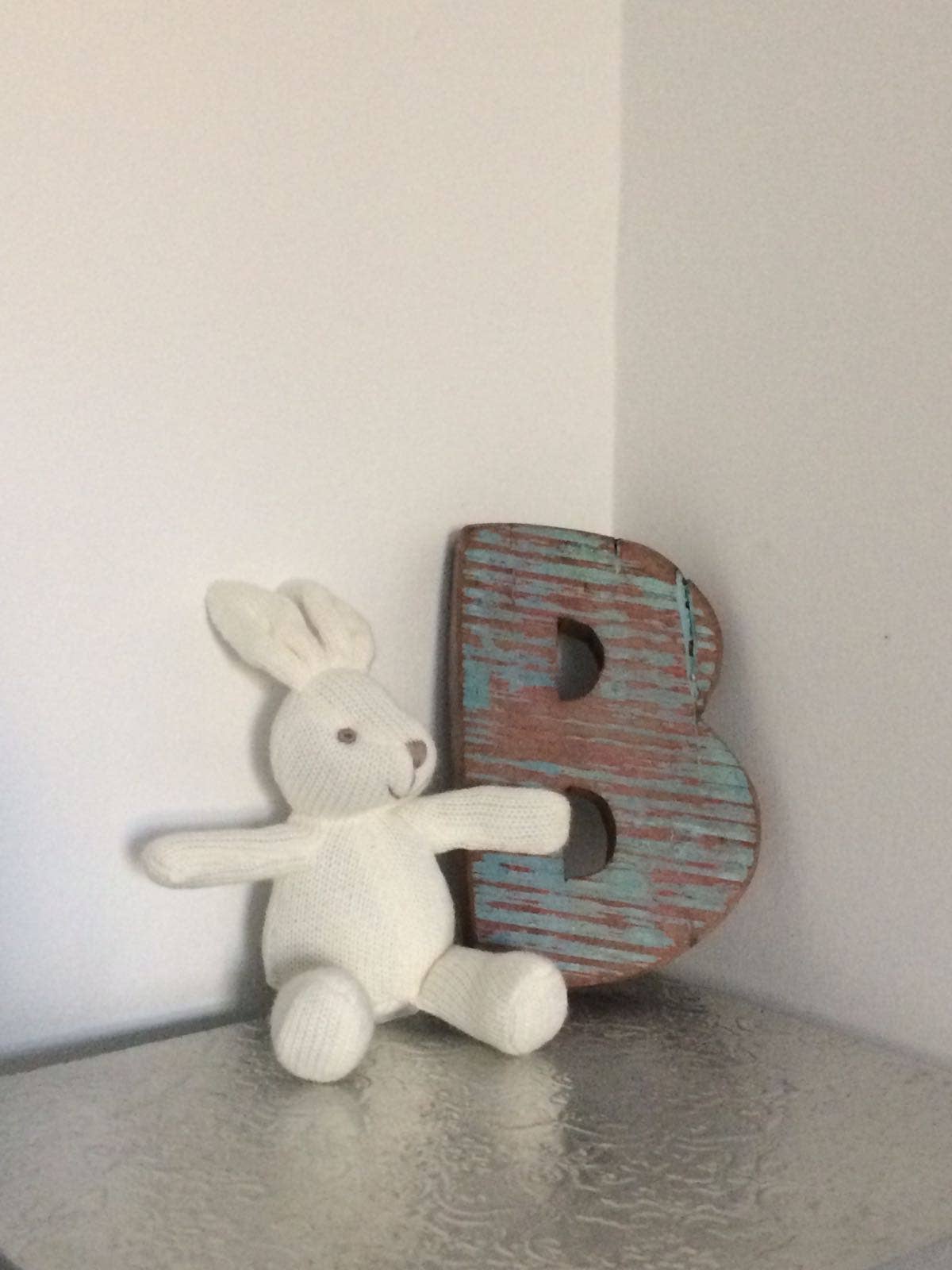 Knitted Bunny Rattle