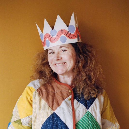 Marvellous Mother Party Hat Card