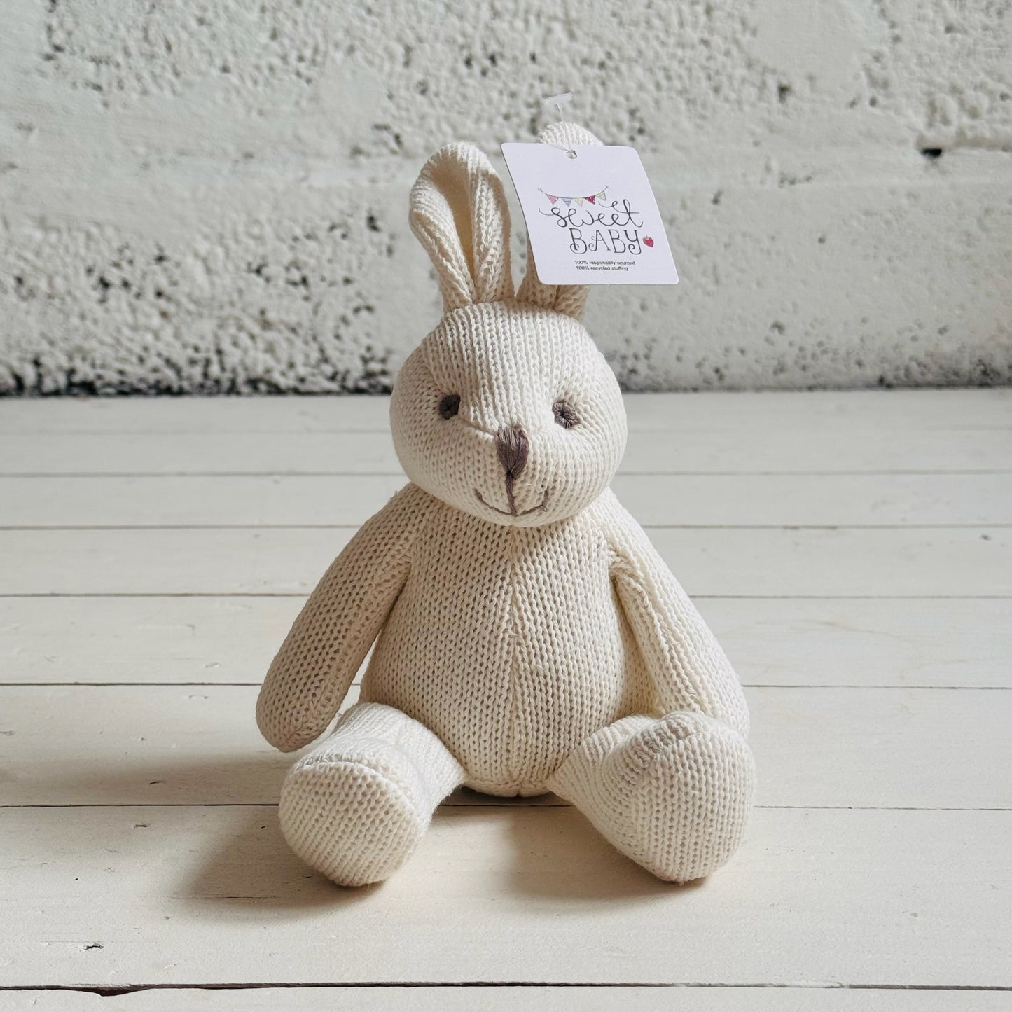 Knitted Bunny Rattle