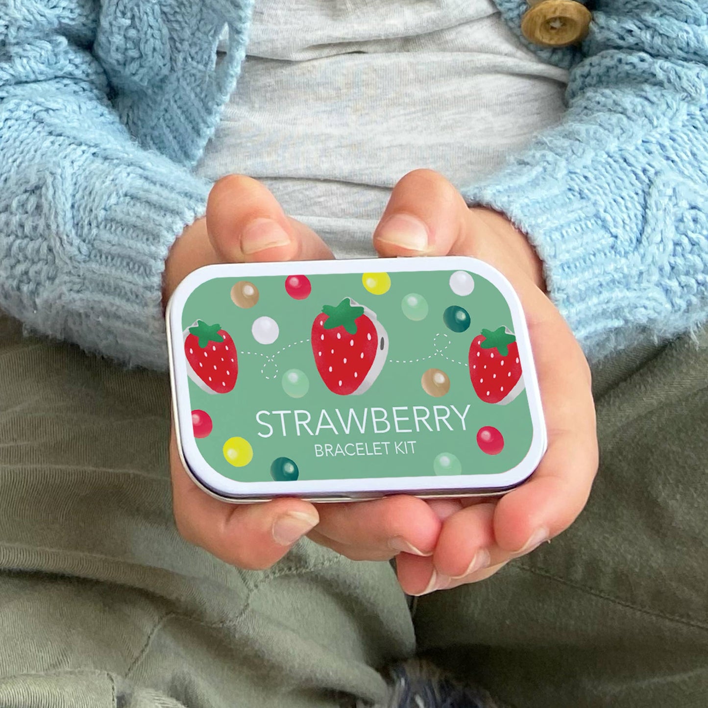 Strawberry Bracelet Gift Kit | DIY Craft Kits for Kids