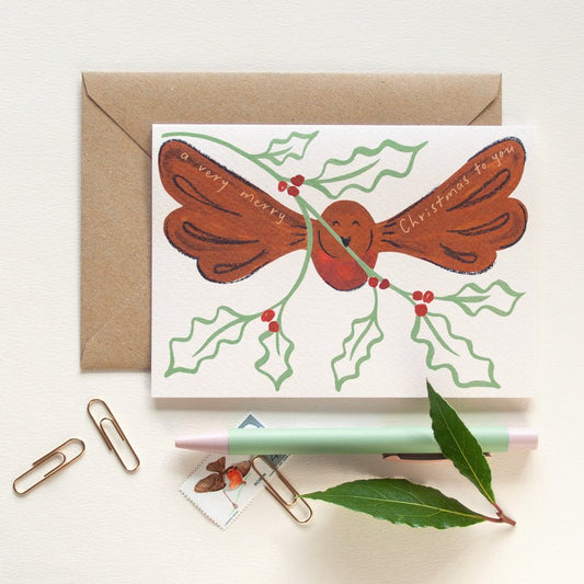 Robin Christmas Card