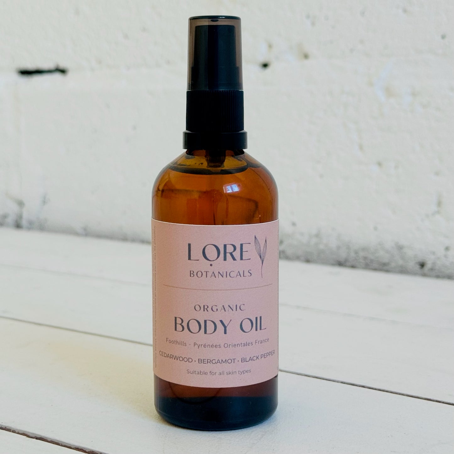 Organic Body Oil | Cedarwood, Bergamot & Black Pepper