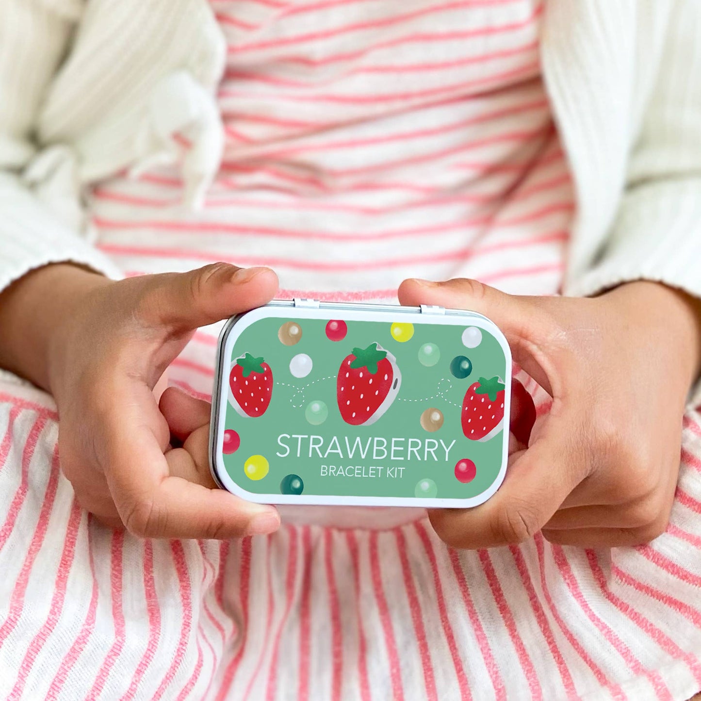 Strawberry Bracelet Gift Kit | DIY Craft Kits for Kids