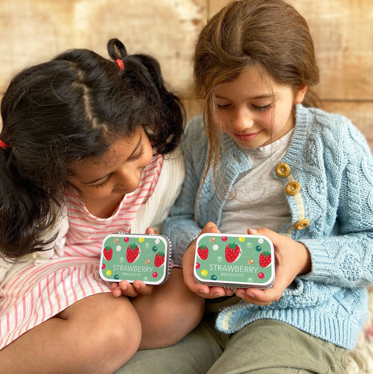 Strawberry Bracelet Gift Kit | DIY Craft Kits for Kids