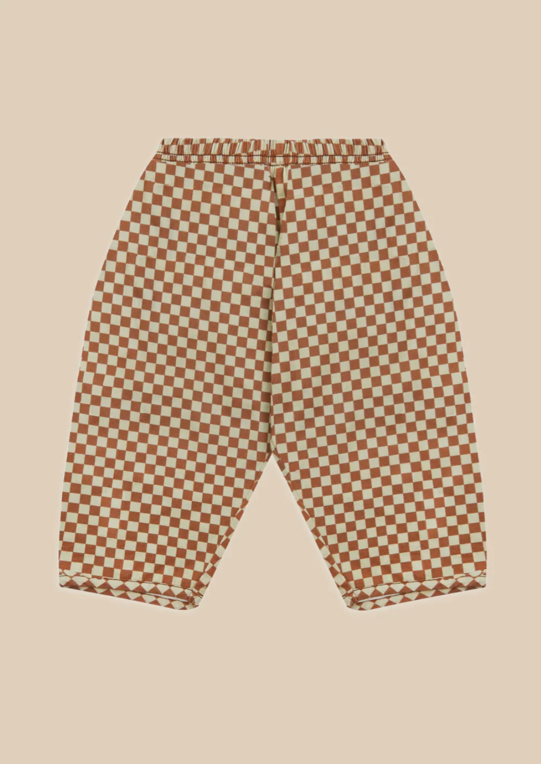Brick Check Organic Trouser