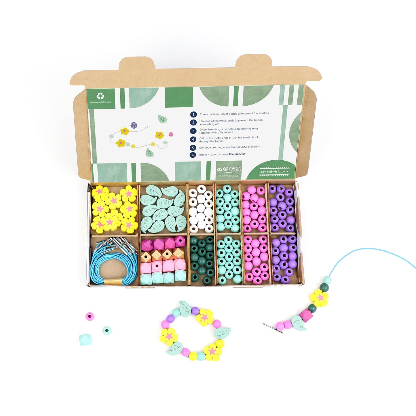 Woodland Bracelet Making Kit | DIY Craft Kit for Kids
