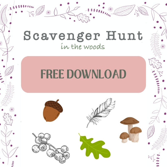 Woodland Scavenger Hunt | free digital download