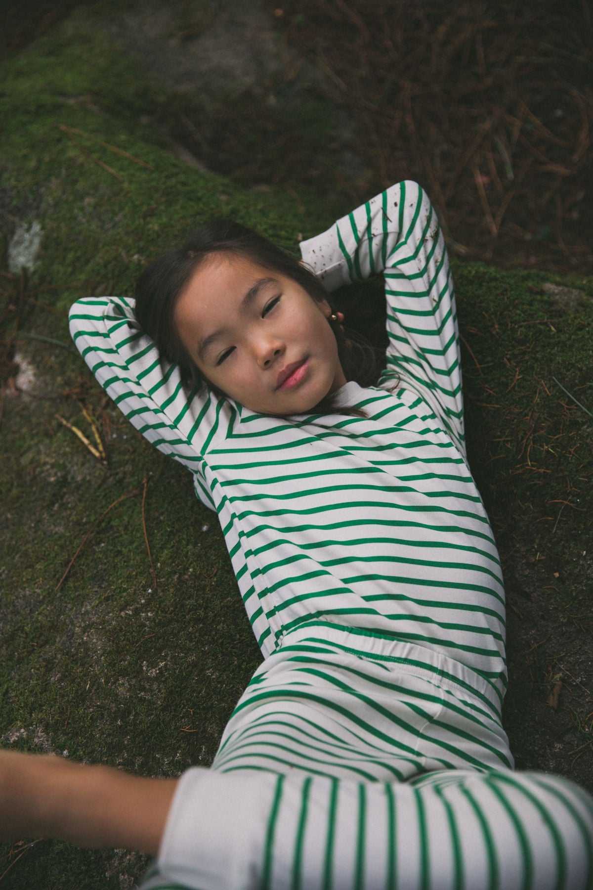 Kids Classic PJs | Green Breton