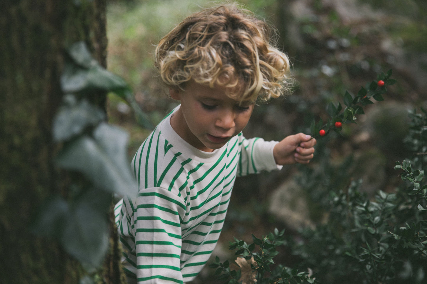 Kids Classic PJs | Green Breton