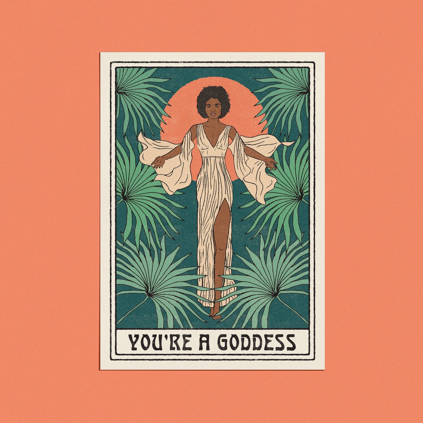You're a Goddess Card