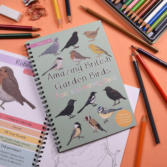 Amazing British Garden Birds Fact and Activity Book