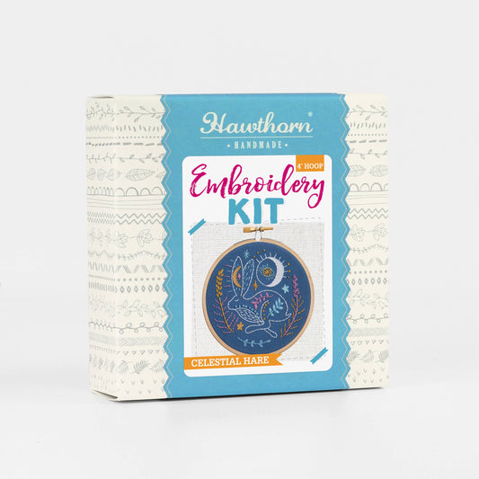 Mini Embroidery Kit | Celestial Hare