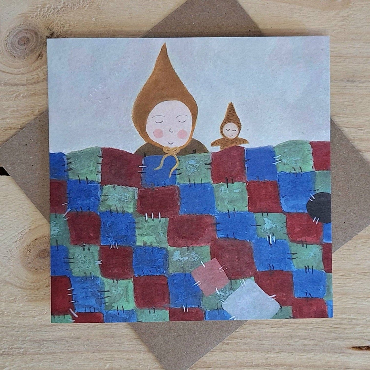 Patchwork Blanket Greetings card