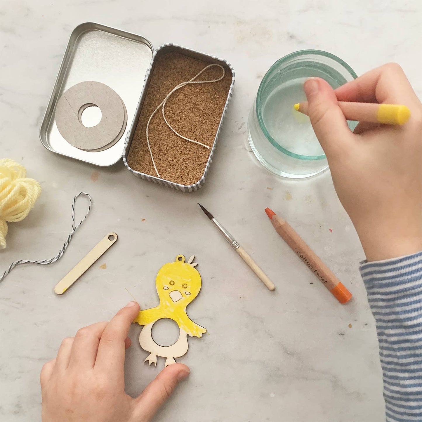 Make Your Own Pom Pom Chick Gift Kit