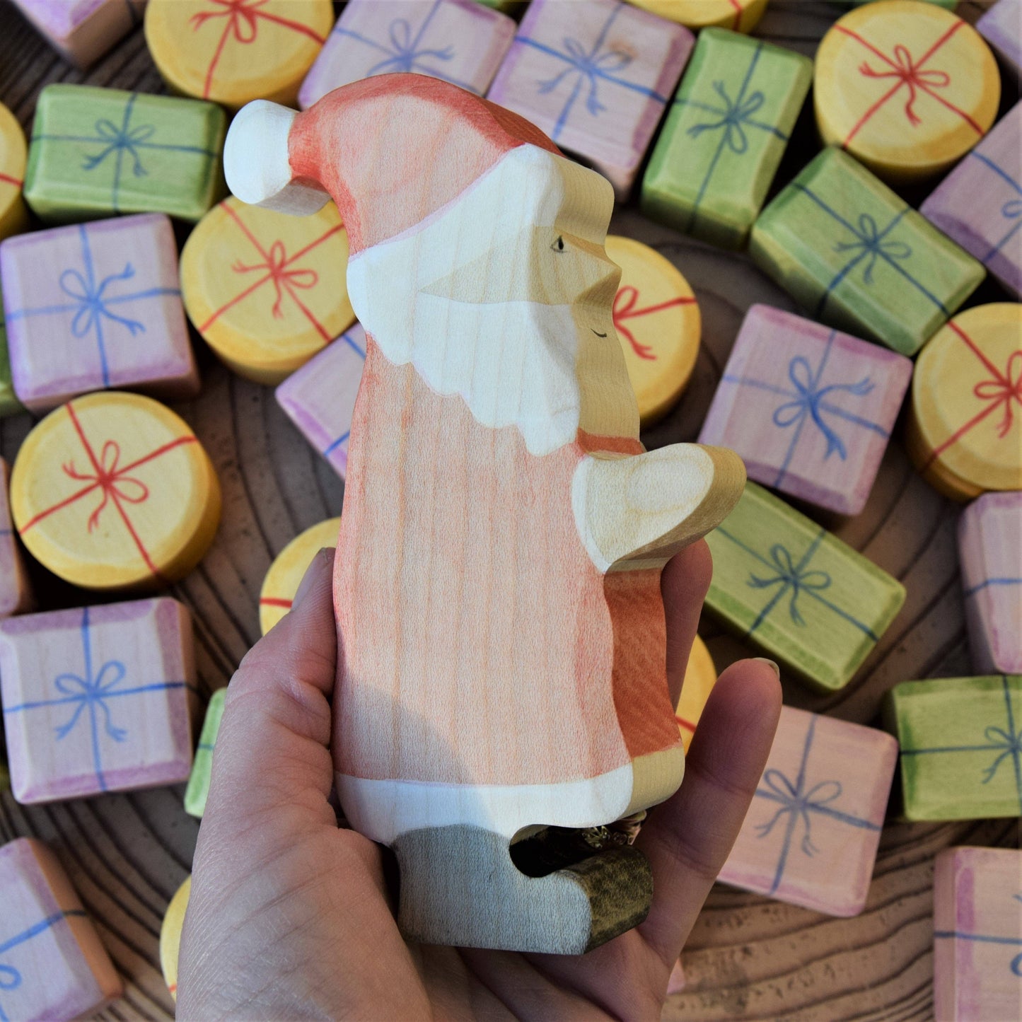 Wooden Father Christmas