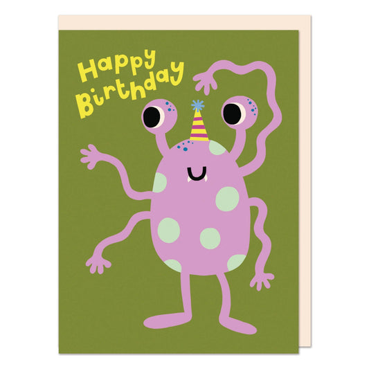 Happy Birthday Monster Card