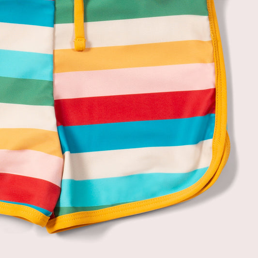 Rainbow Upf 50+ Recycled Swim Shorts