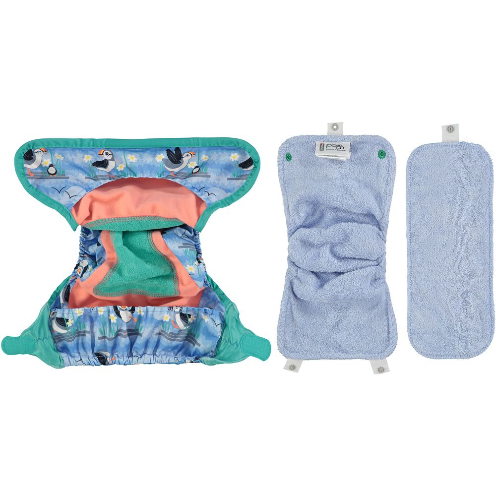 inserts and wrap close pop In reusable cloth nappy