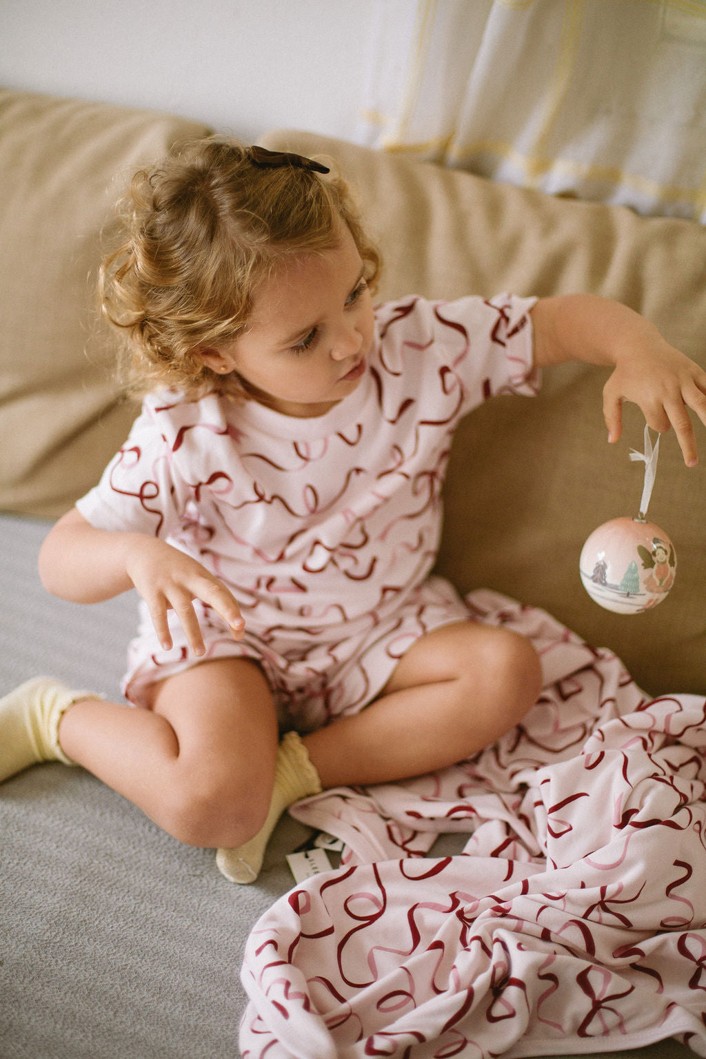 sleepy doe organic cotton christmas pyjamas