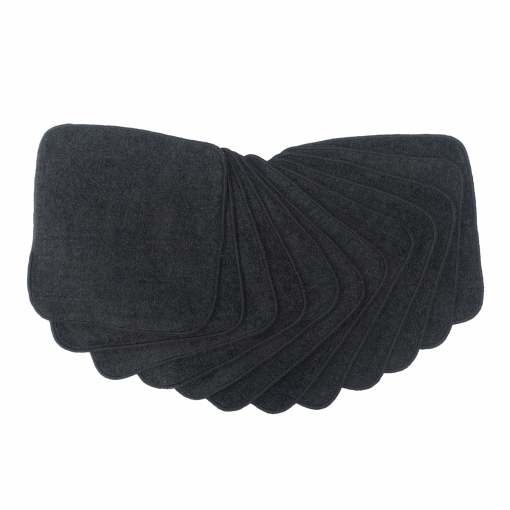 Twelve Pack Bamboo Cotton Terry Wipes 20x20cm
