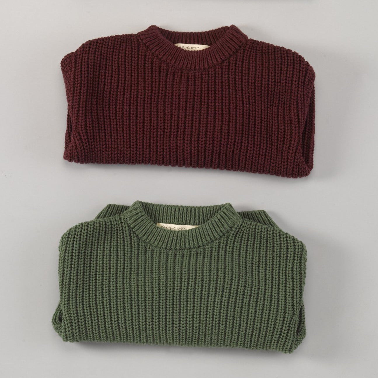 pigeon organics chunky rib jumper