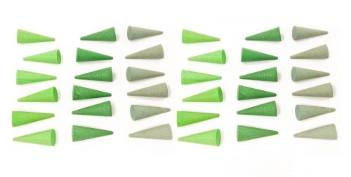 Mandala Green Cones