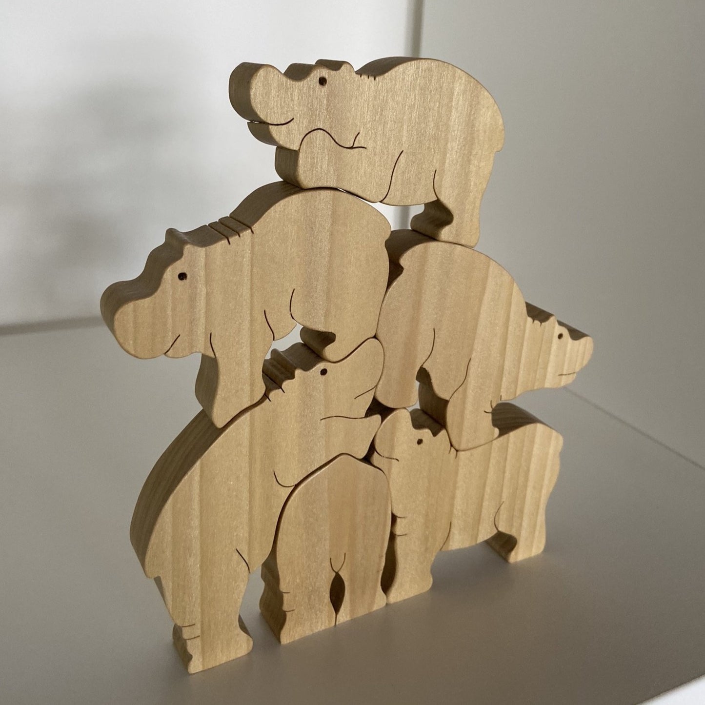 Animal Stackers: Hippos