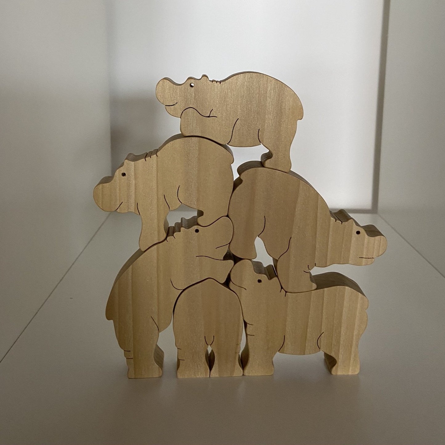 Animal Stackers: Hippos
