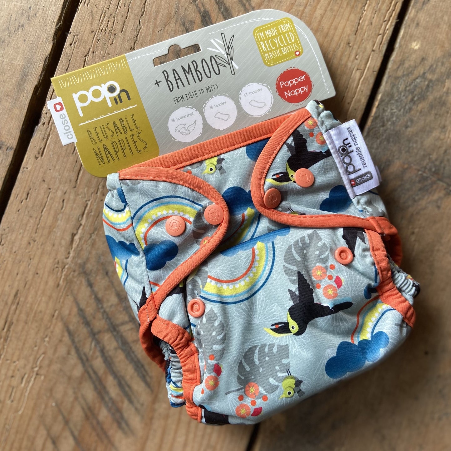 close pop in popper nappy reusable nappy cloth nappies