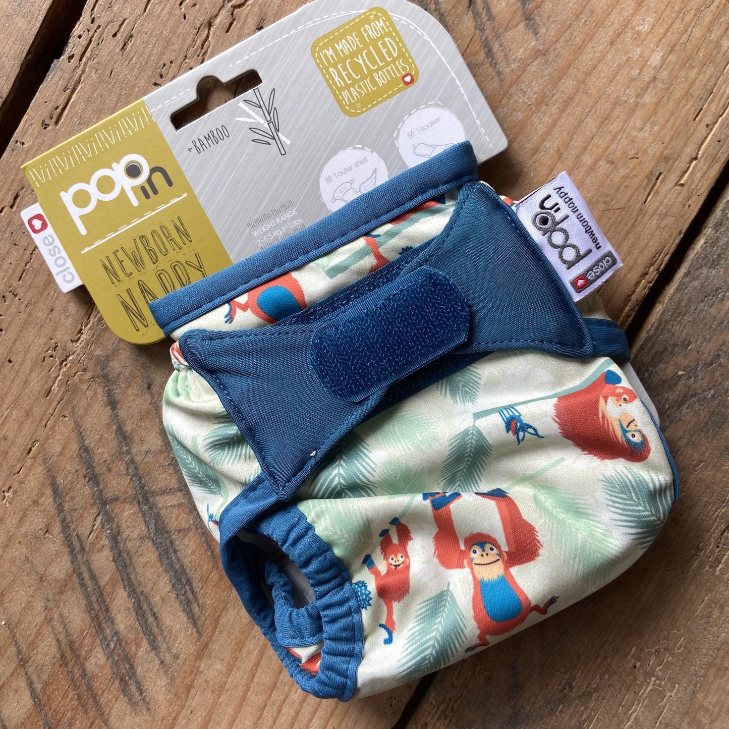 close pop in reusable newborn nappy