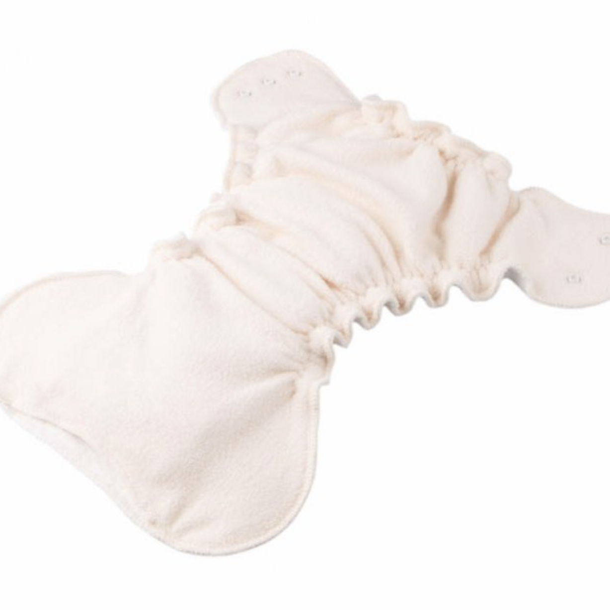 Bum Hugger: Popper Fastening: Natural