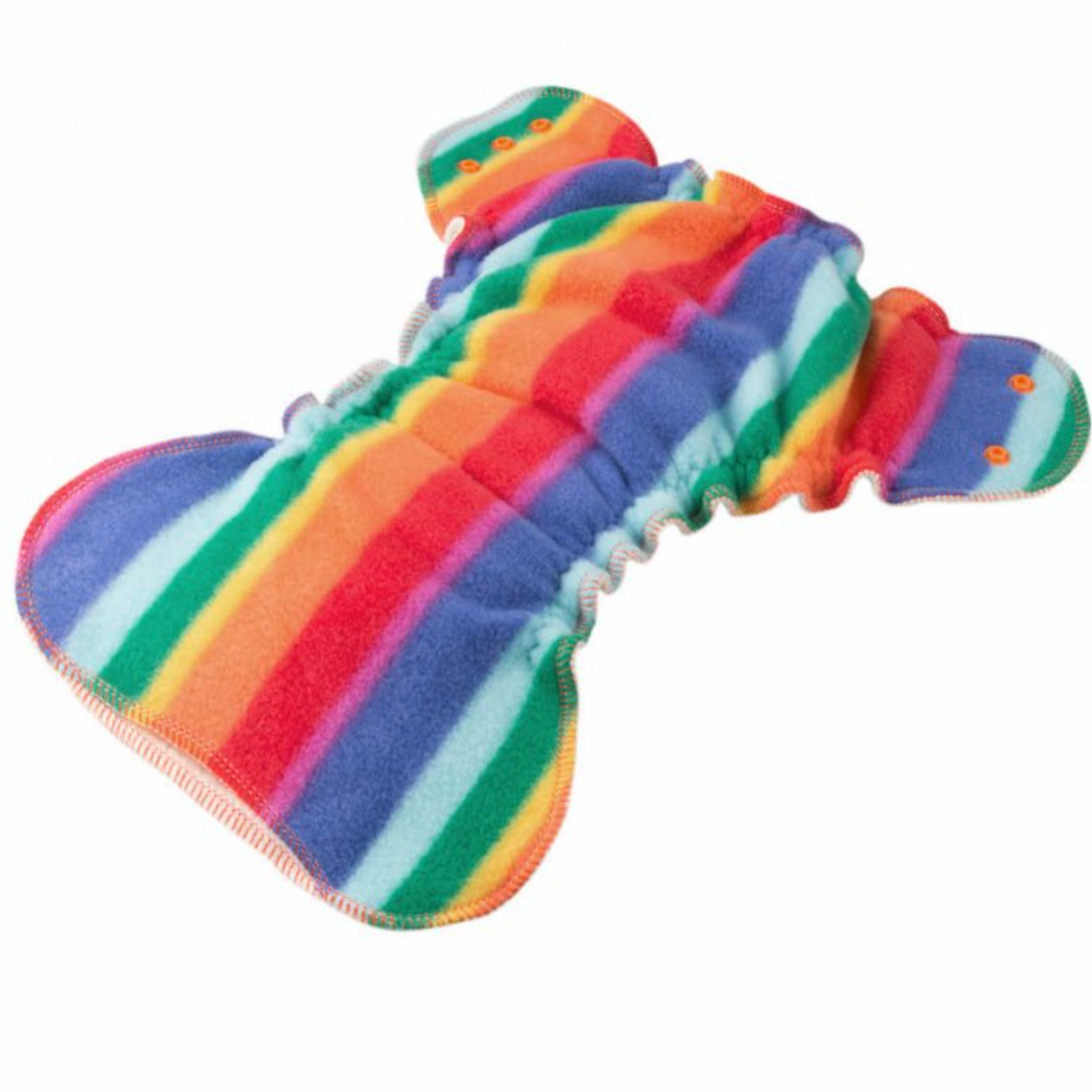 ella's house bum hugger, rainbow cloth nappy