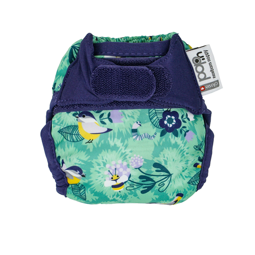 close pop in newborn single reusable nappy