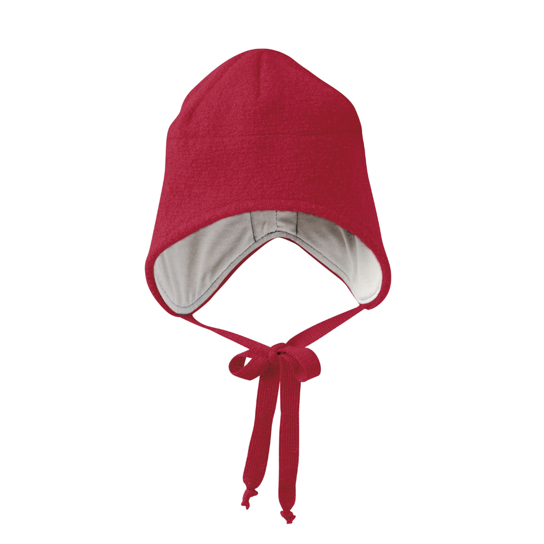 disana boiled wool hat bordeaux