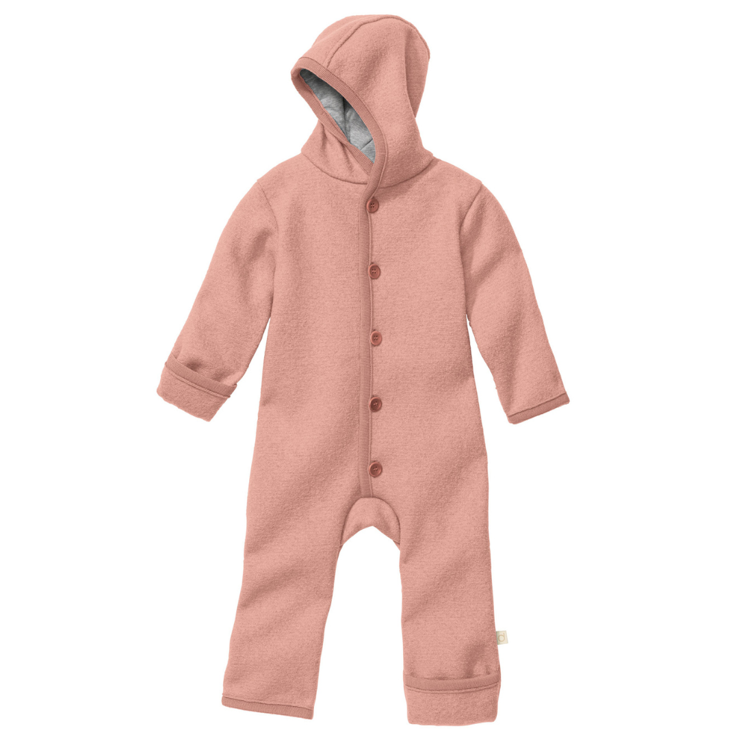 organic boiled wool overal rose disana merino