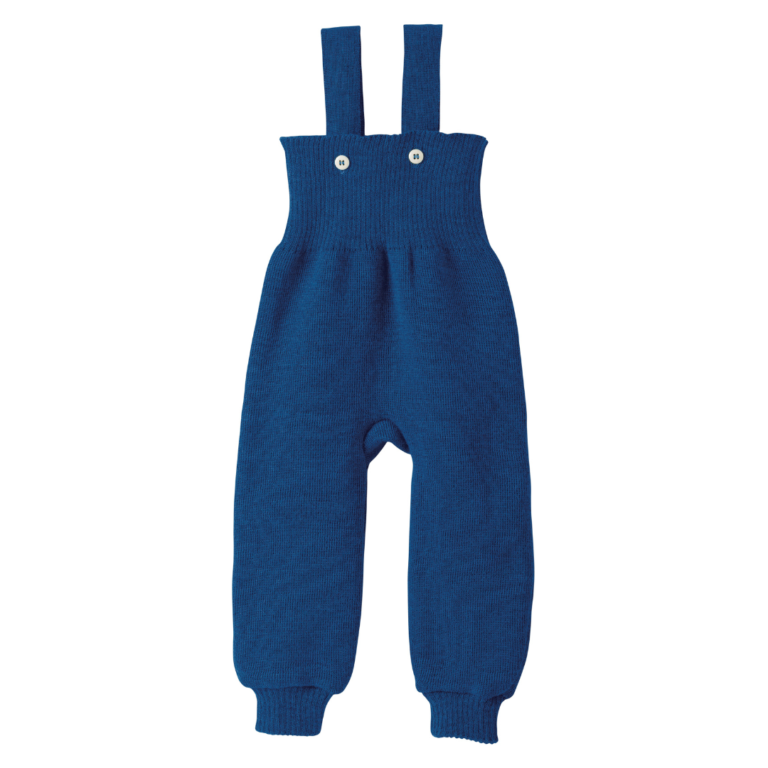 disana knitted trousers navy dungarees