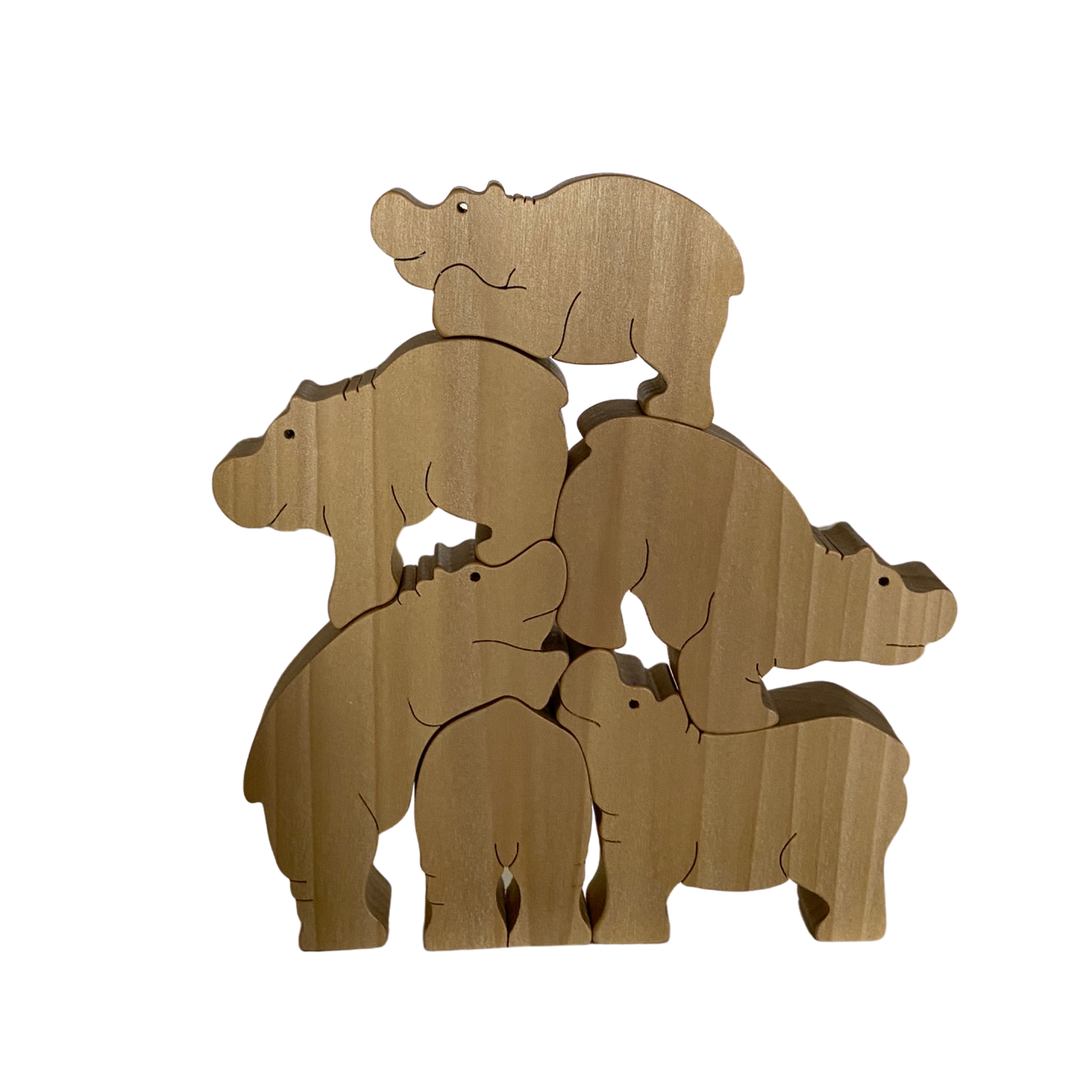 Animal Stackers: Hippos
