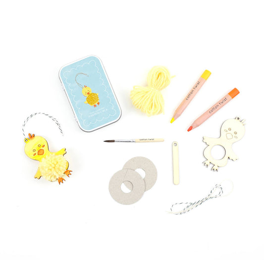cotton twist pom pom chick creating kit for kids