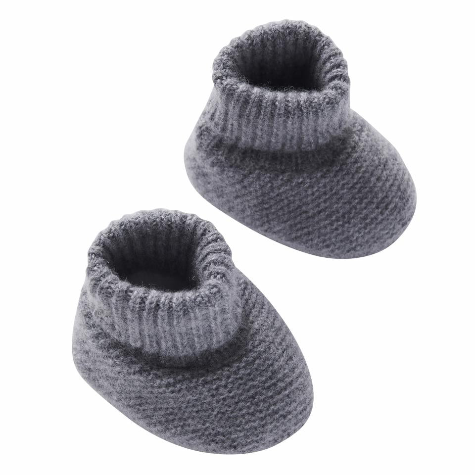 Cassidy Baby Slippers | Grey Melange