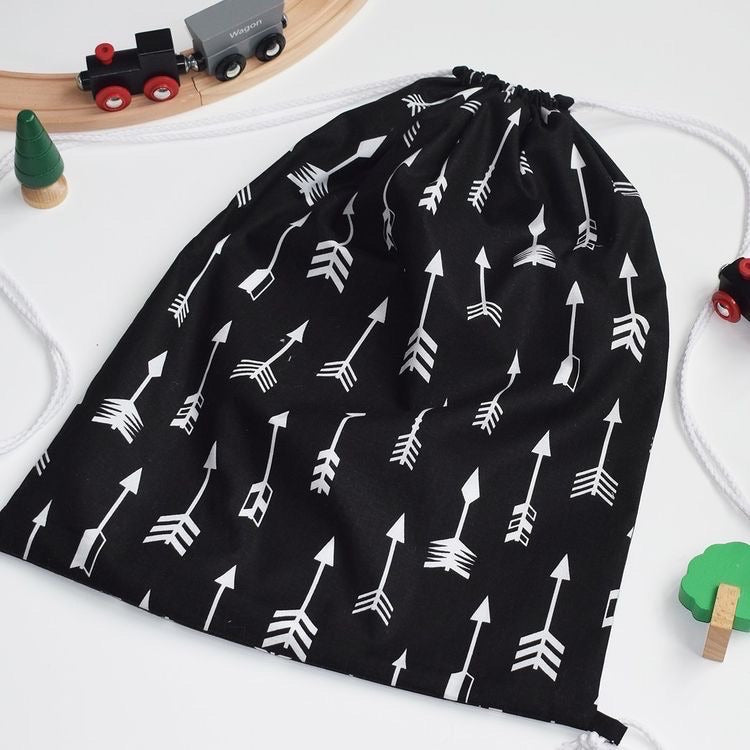 Arrow Drawstring Bag