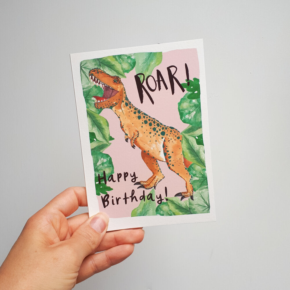 Dino Birthday Card