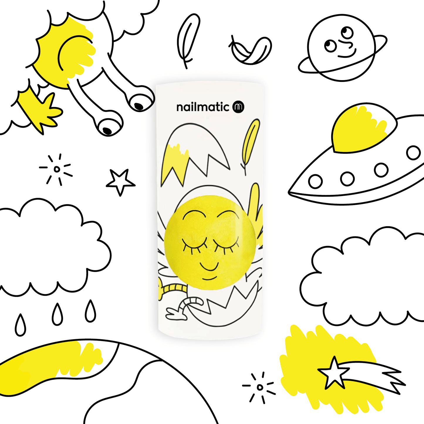 Nailmatic Polish | Titi Fluo Yellow