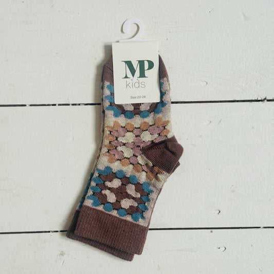 Karla Socks | Light Brown Melange